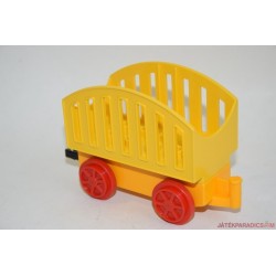 Lego Duplo sárga vagon, vasúti kocsi