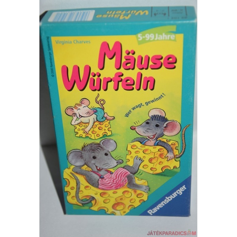 Mause Würfeln Egérkockák  gyűjtsünk egeret társasjáték