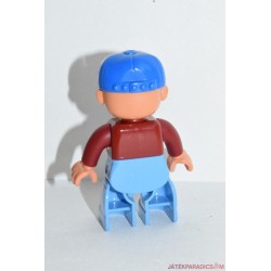 Lego Duplo kék baseball sapkás férfi