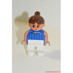 Lego Duplo kék blúzos nő figura