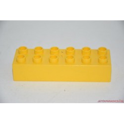 Lego Duplo 6-os sárga hosszú elem