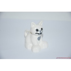 Lego Duplo  fehér cica