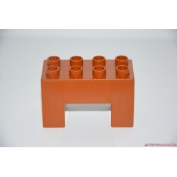 Lego Duplo U alakú barna elem