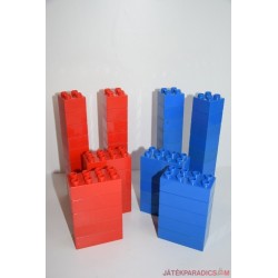 Lego Duplo kék-piros kockák, fél kg