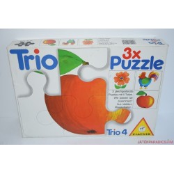 Vintage Piatnik Trio puzzle kirakós játék