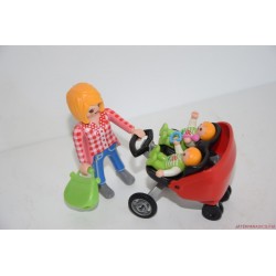 Playmobil babakocsis anyuka ikrekkel készlet