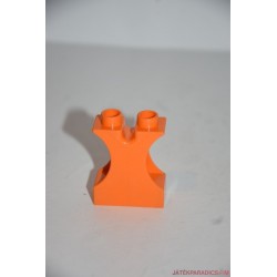Lego Duplo vár elem: narancssárga építőelem