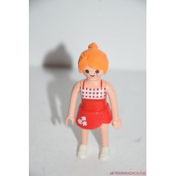 Playmobil viréágos piros szoknyás lány