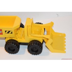 LEGO Duplo 2814 pótkocsis markoló teherautó munkagép