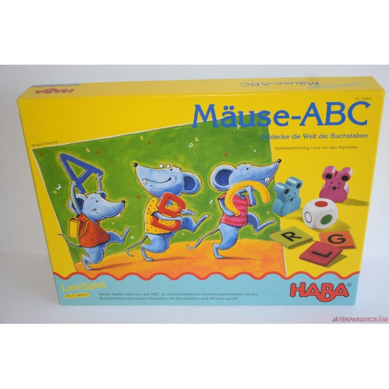 HABA 4562 Mäuse-ABC, Egér-ABC társasjáték