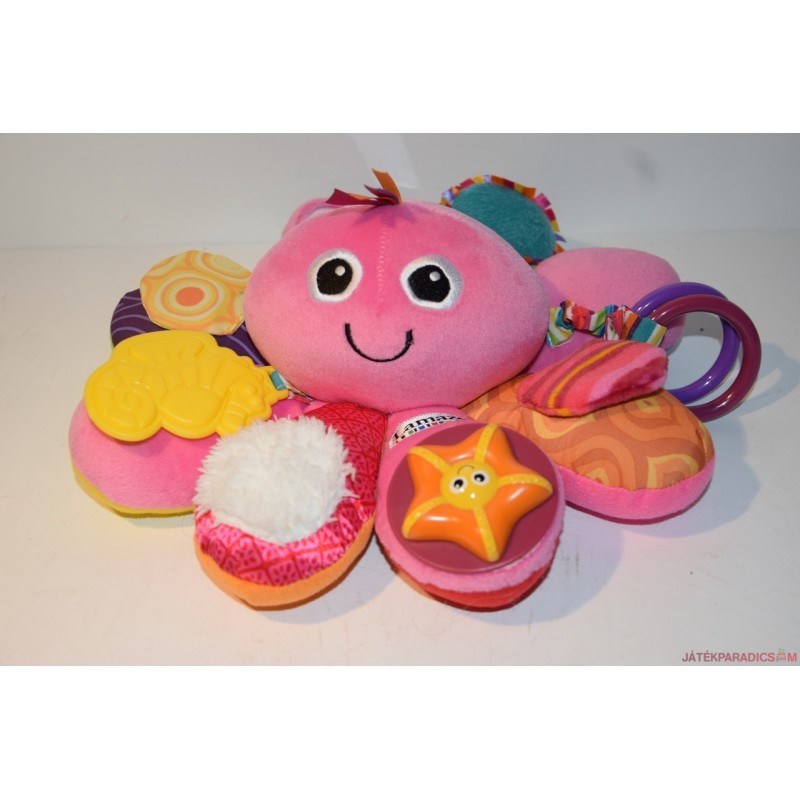 Lamaze Musical Octotunes pink polip felhúzható babajáték