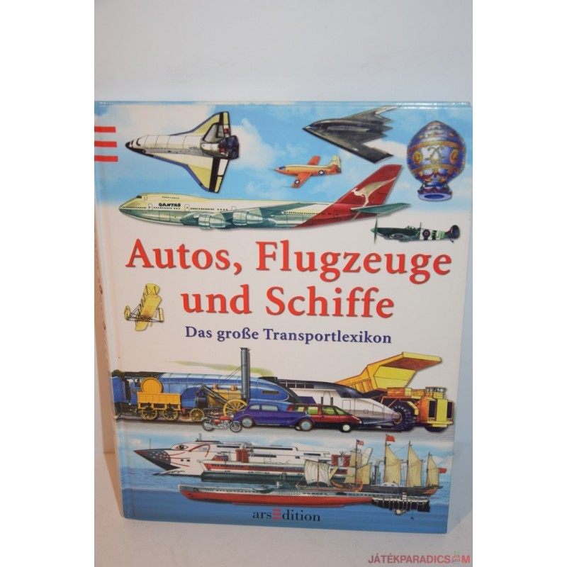 Autos, Flugzeuge und Schiffe Járművek német könyv