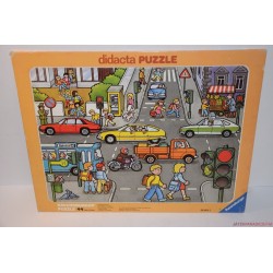 Vintage Ravensburger Közlekedés Didacta puzzle kirakós játék