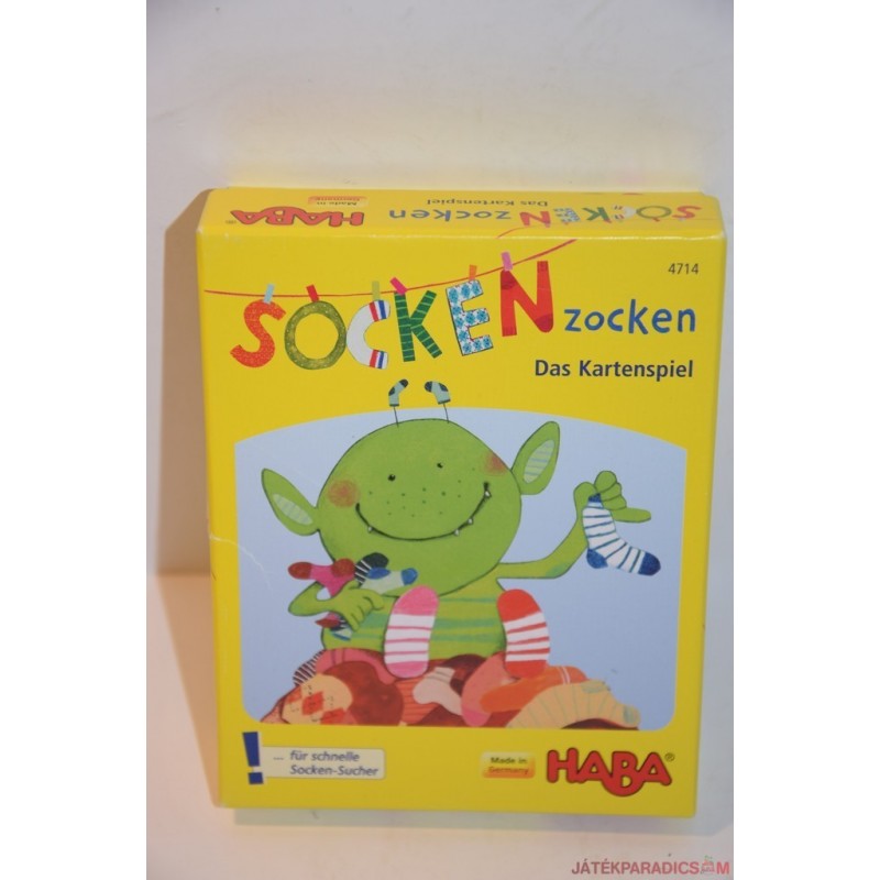 HABA 4714 Socken Zocken Zoknis kártyajáték
