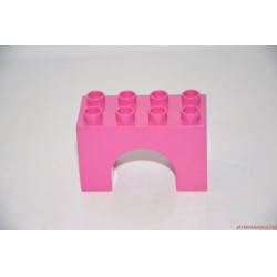 Lego Duplo íves rózsaszín elem