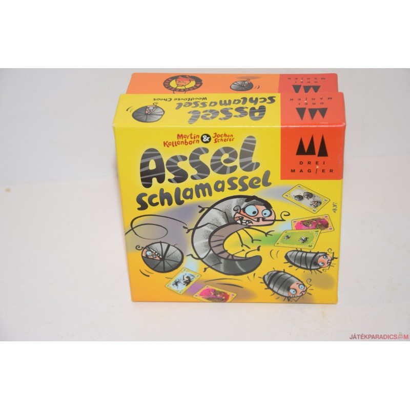 Assel Schlamassel Slamászka bogaras kártya társasjáték