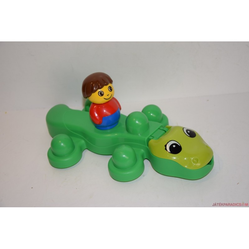 Lego Primo krokodil emberkével