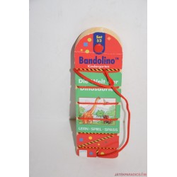 Bandolino dínós fűzős párosító játék Set 52