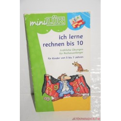Mini Lük készségfejlesztő füzet - Ich lerne rechen bis 10, számolás németül