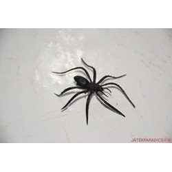 Élethű fekete házi pók gumifigura