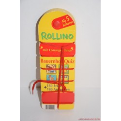 Rollino fonalas készségfejlesztő párosító játék