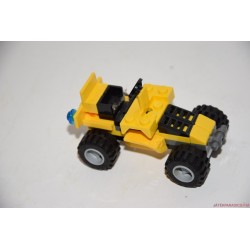 LEGO sárga traktor munkagép