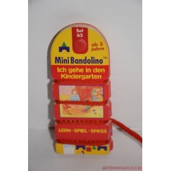 Mini Bandolino készségfejlesztő párosító játék Set 65 - Óvodába megyek