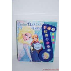 Disney Elsa und Anna zenélő német mesekönyv