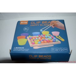 Clip Beads Happy Eliminating készségfejlesztő játék