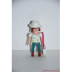Playmobil nő kalapban és táskával