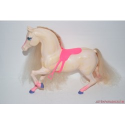 Vintage Barbie fehér ló paripa nyereggel