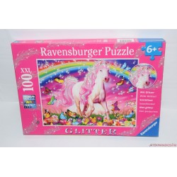 Ravensburger Glitter Unicorn unikornis puzzle kirakós játék