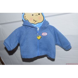 Baby Born kék kötött pulóver