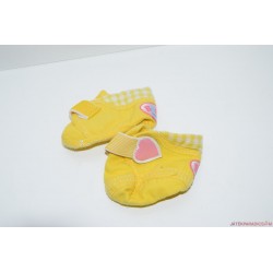 Baby Born sárga mamusz cipő