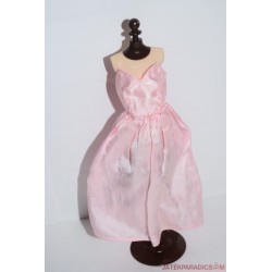 Vintage Barbie rózsaszín szatén ruha
