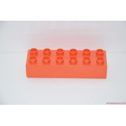 Lego Duplo narancssárga 6-os hosszú elem