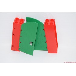 Lego Duplo zöld-piros ajtós elemek