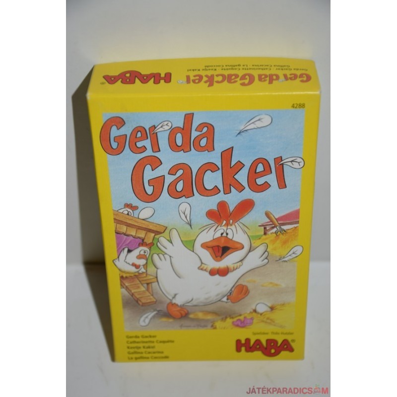 HABA 4288 Gerda Gacker memória társasjáték