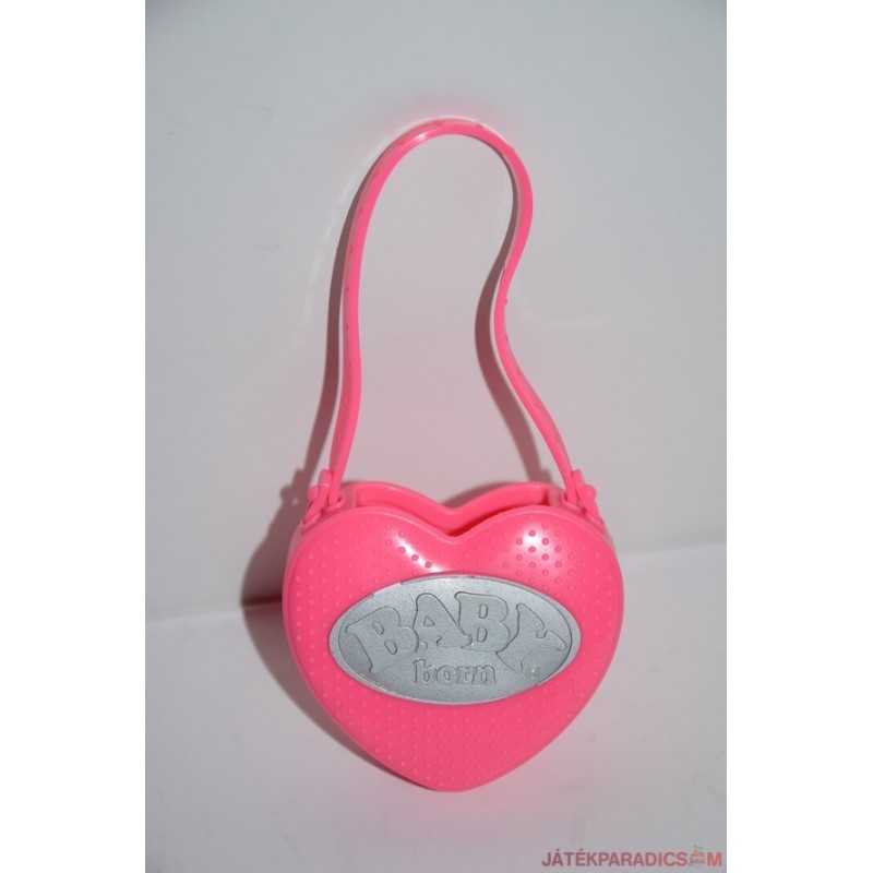 Baby Born rózsaszín szív alakú táska
