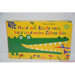 Mund auf német krokodilos lapozó könyvecske