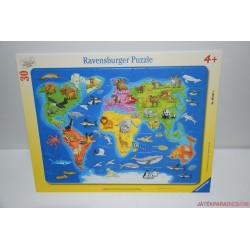 Ravensburger Világtérkép állatokkal puzzle kirakó játék