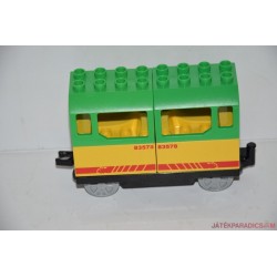 Lego Duplo sárga-zöld mintás vagon