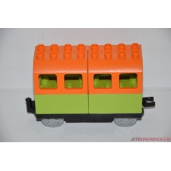 Lego Duplo narancssárga vagon, vasúti kocsi