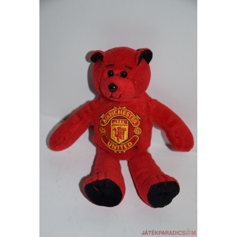 Manchester United Beanie Bear piros maci plüssfigura