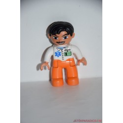 LEGO Duplo bajuszos orvos, doktorbácsi figura