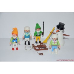 Playmobil gyerekek hóemberrel készlet