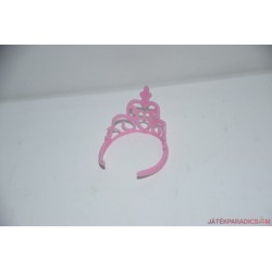 Vintage Mattel Barbie pink tiara, hercegnői fejdísz
