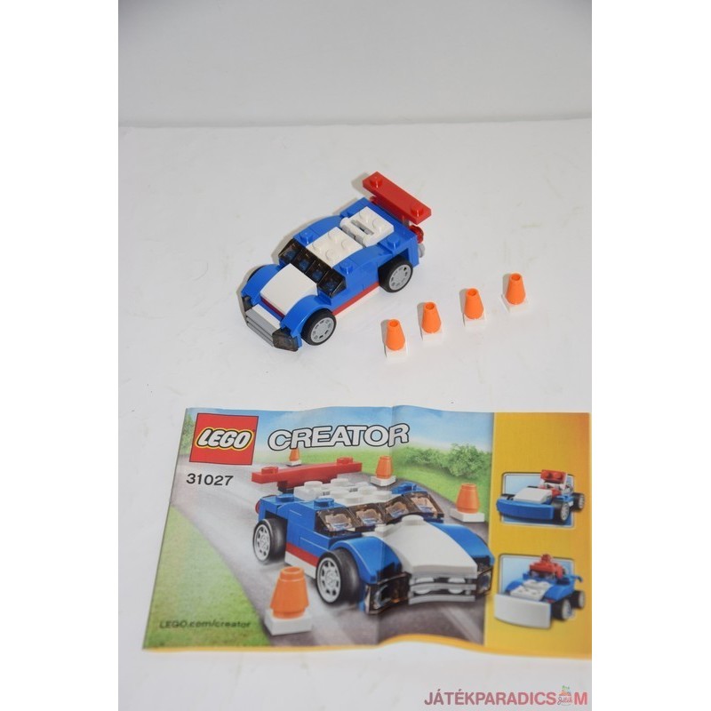 LEGO Creator 31027 3 az 1-ben kék versenyautó