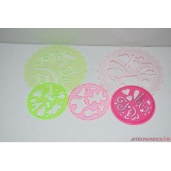Műanyag átíró, rajzoló sablon: körformák