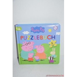 Peppa Pig német lapozó Puzzle könyv